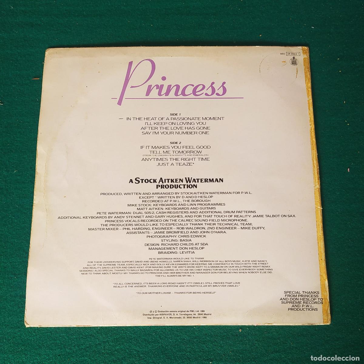 Discos de vinilo: Princess &ndash; Princess . - Foto 2
