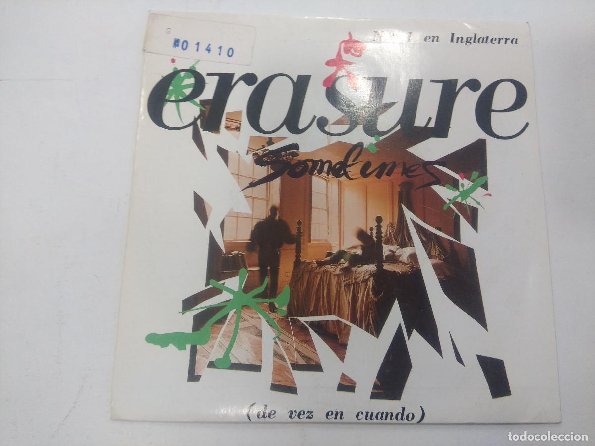 Discos de vinilo: ERASURE/SOMETIMES/SINGLE. - Foto 1