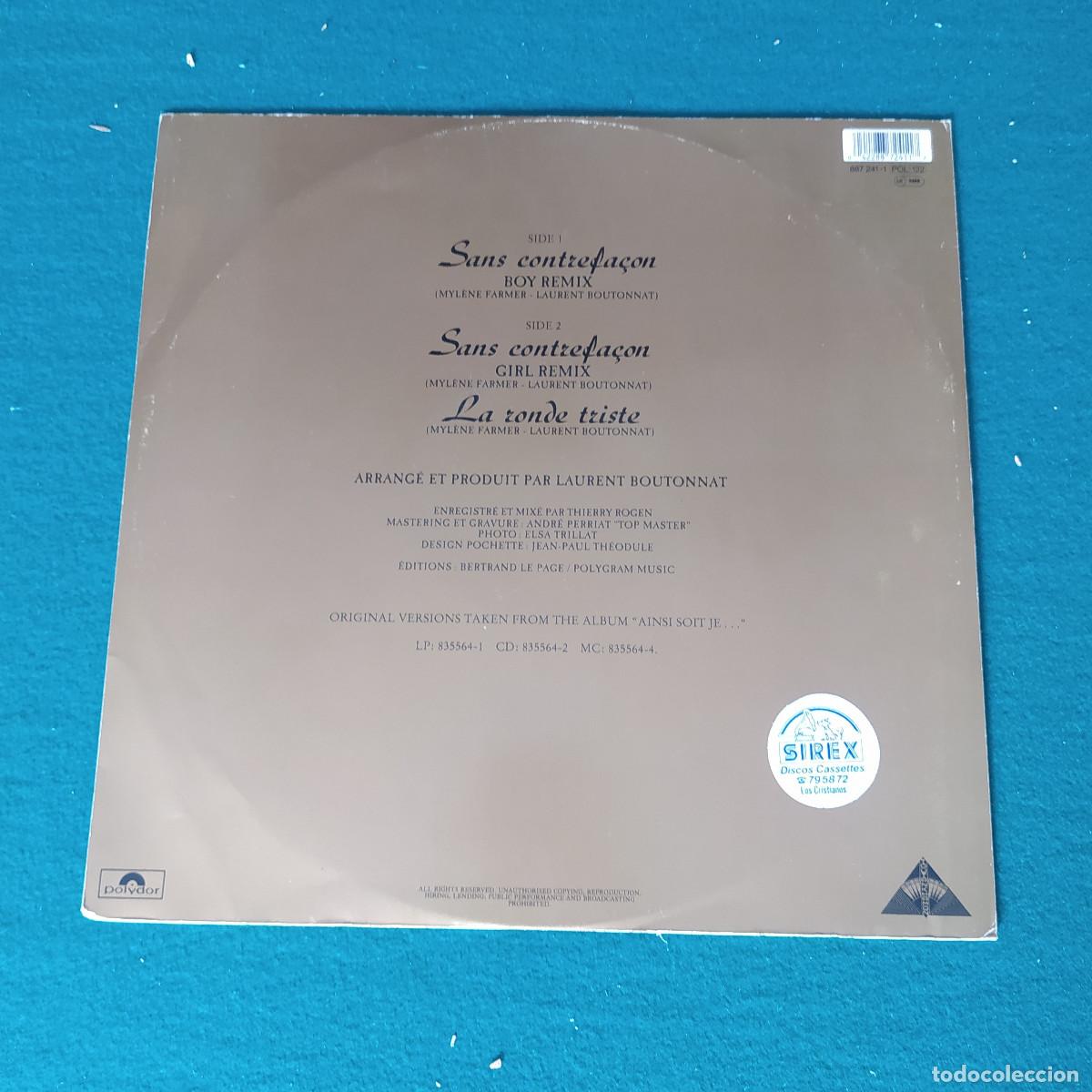 Discos de vinilo: Mylene Farmer &ndash; Sans Contrefa&ccedil;on - Foto 2