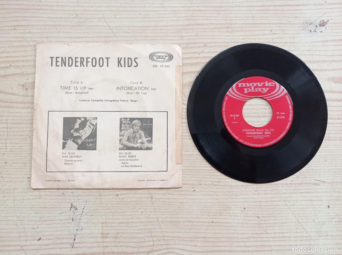 Discos de vinilo: Tenderfoot Kids - Time Is Up - Intoxication - Single - Foto 2
