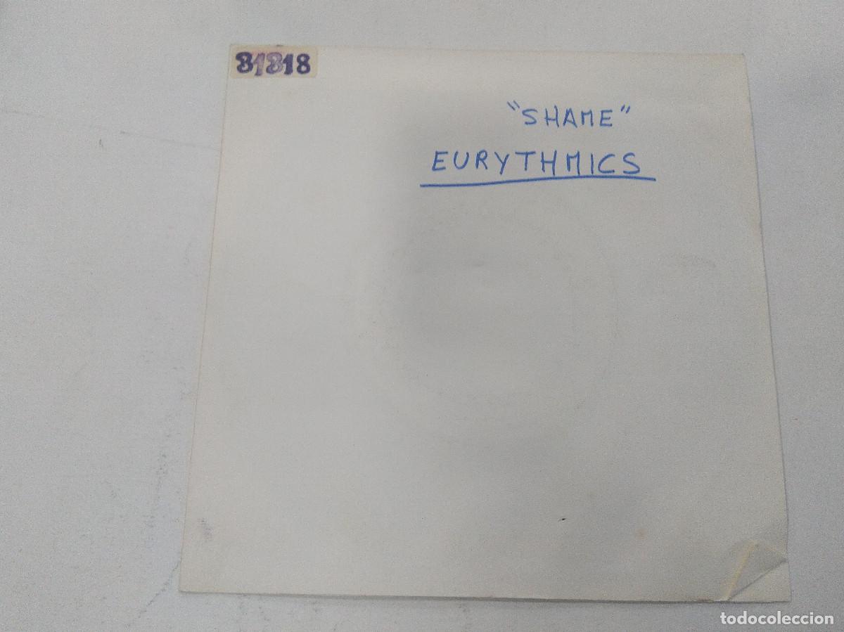 Discos de vinilo: EURYTHMICS/SHAME/SINGLE PROMOCIONAL. - Foto 1