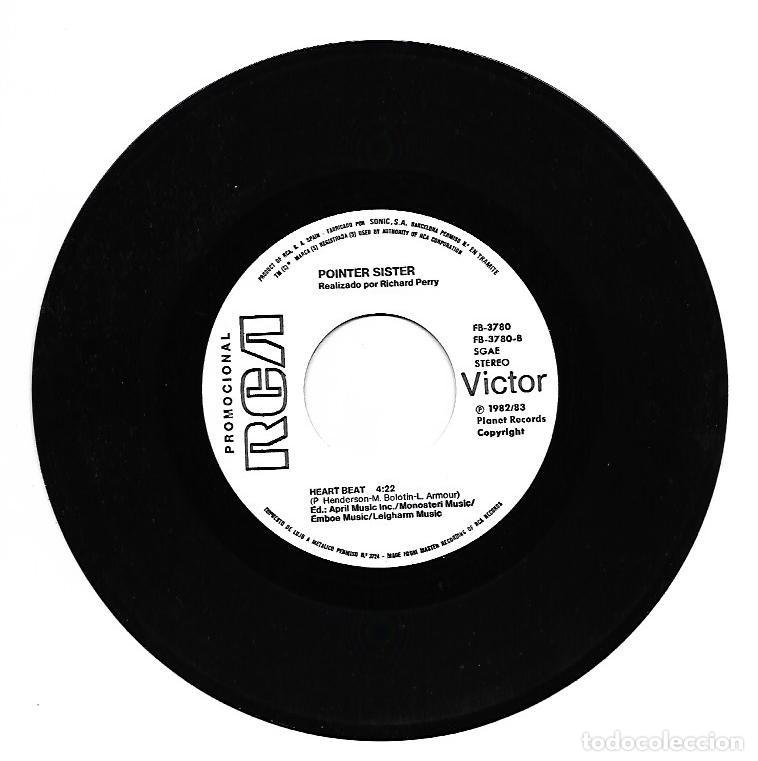 Discos de vinilo: POINTER SISTERS - JUMP / HEART BEAT - RCA 1984 - Foto 3