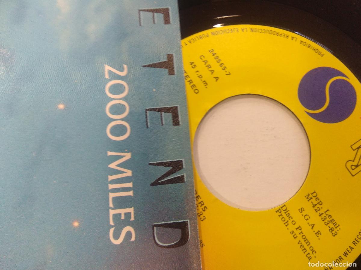 Discos de vinilo: PRETENDERS/2000 MILES/SINGLE PROMOCIONAL. - Foto 2