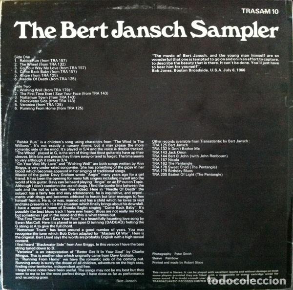 Discos de vinilo: Bert Jansch &ndash; The Bert Jansch Sampler - Foto 2