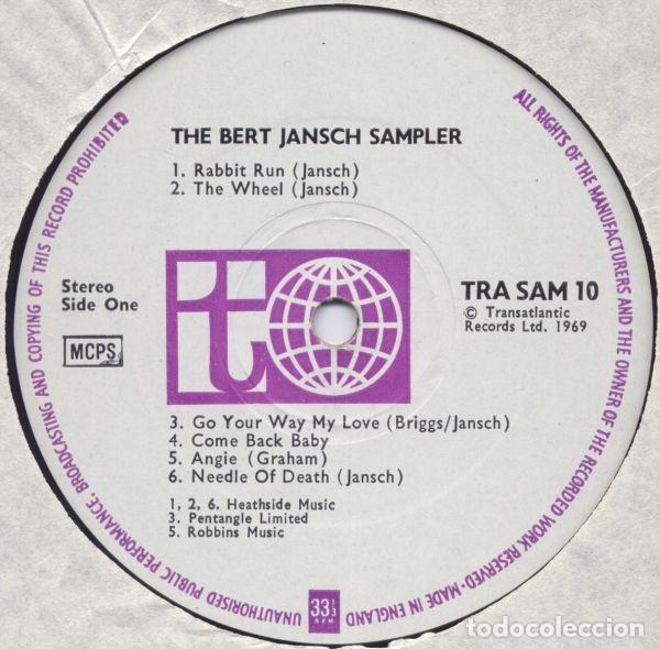 Discos de vinilo: Bert Jansch &ndash; The Bert Jansch Sampler - Foto 3