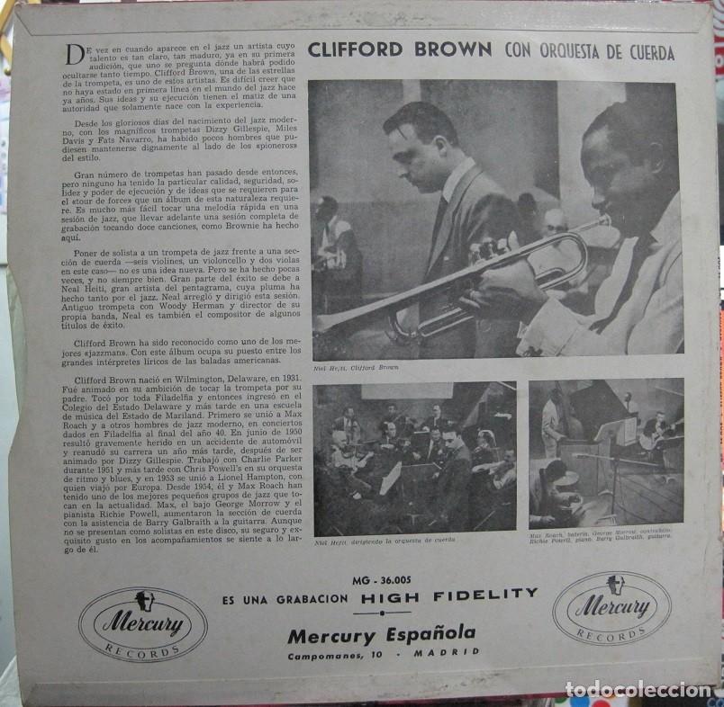 Discos de vinilo: Clifford Brown &ndash; Clifford Brown With Strings - Foto 2