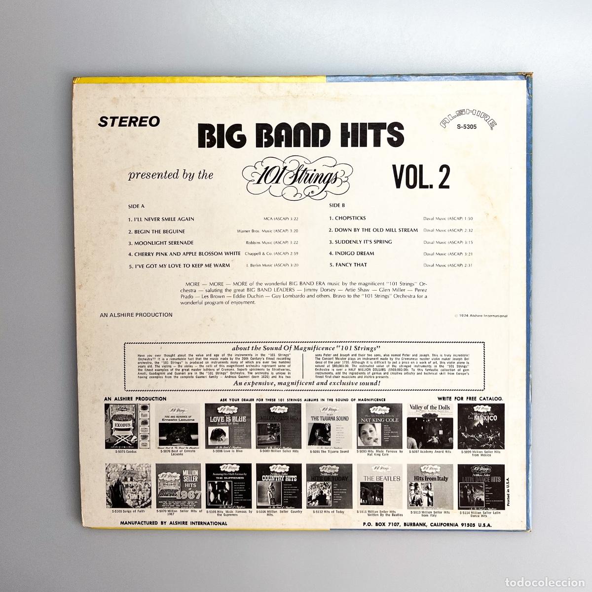 Discos de vinilo: LP. 101 Strings. Big Band Hits, Vol. 2 (VG/VG+) - Foto 2