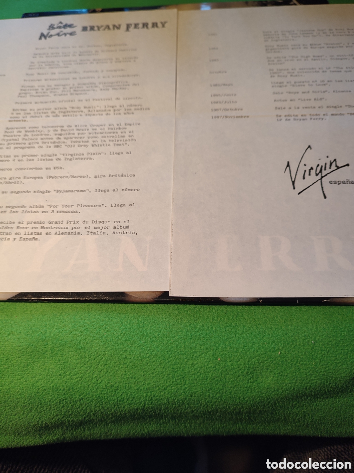 Discos de vinilo: Bryan Ferry - Bete noire - Foto 4