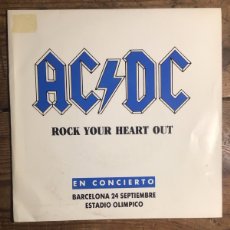 Discos de vinilo: AC/DC ROCK YOUR HEART OUT PROMO ESPAÑA