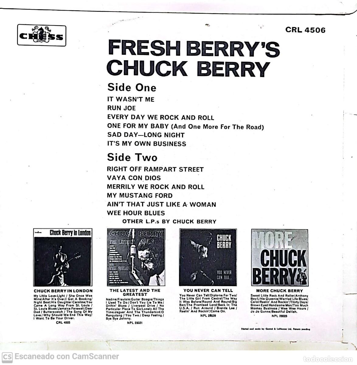 Discos de vinilo: Chuck Berry &lrm;&ndash; Fresh Berrys - Foto 2