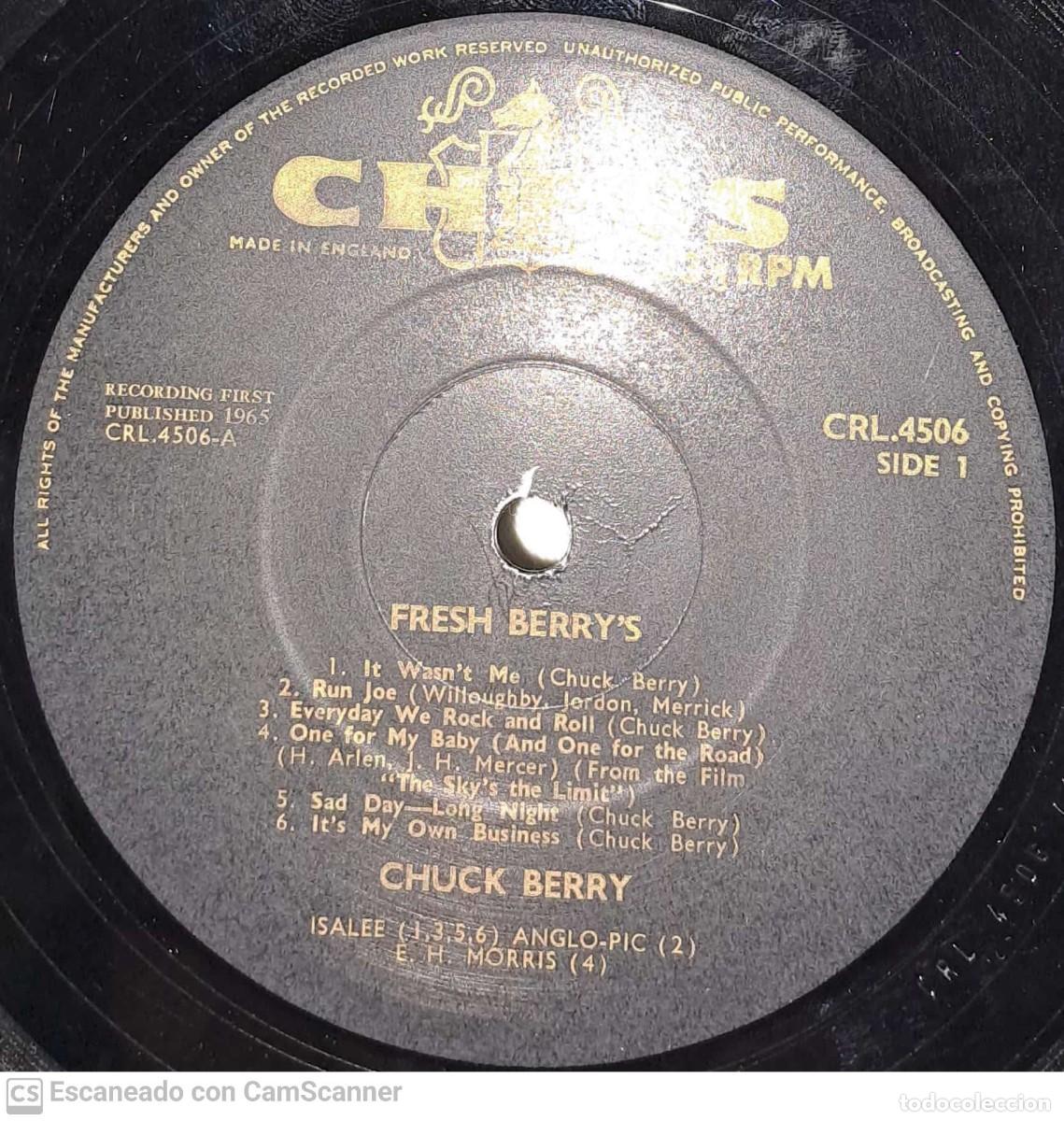 Discos de vinilo: Chuck Berry &lrm;&ndash; Fresh Berrys - Foto 4