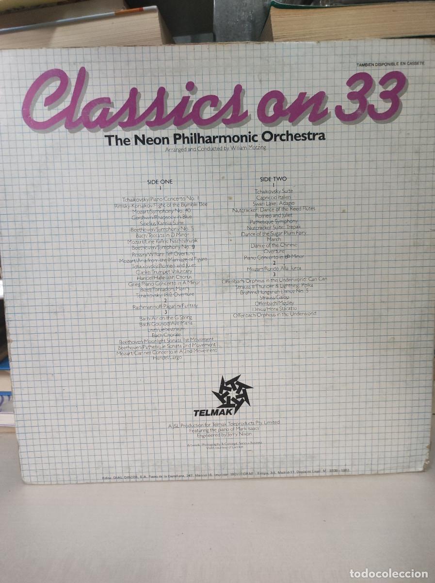 Discos de vinilo: The Neon Philharmonic Orchestra &ndash; Classics On 33 - Foto 2
