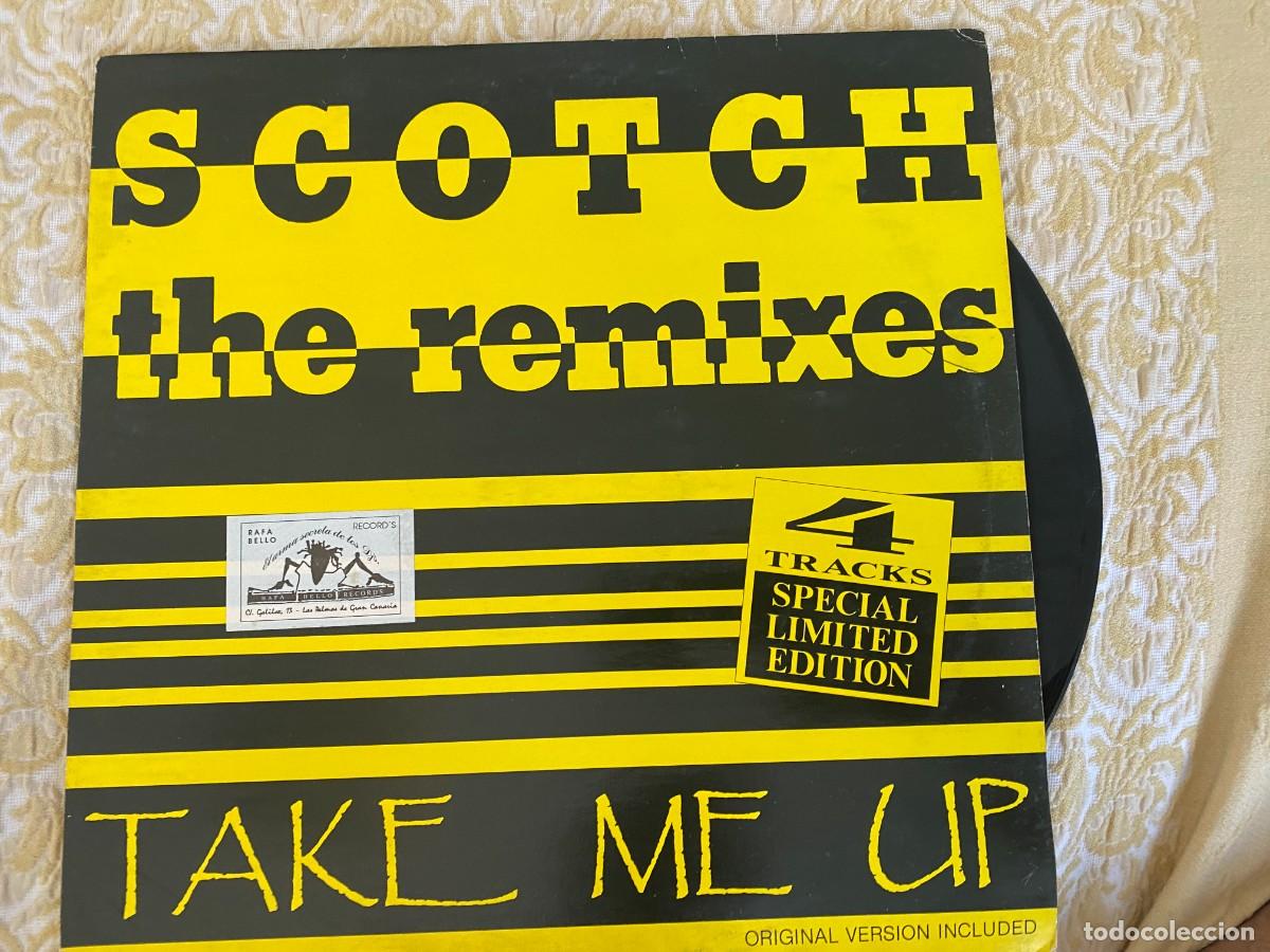 Discos de vinilo: MAXI SCOTCH - TAKE ME UP-THE REMIXES - Foto 1