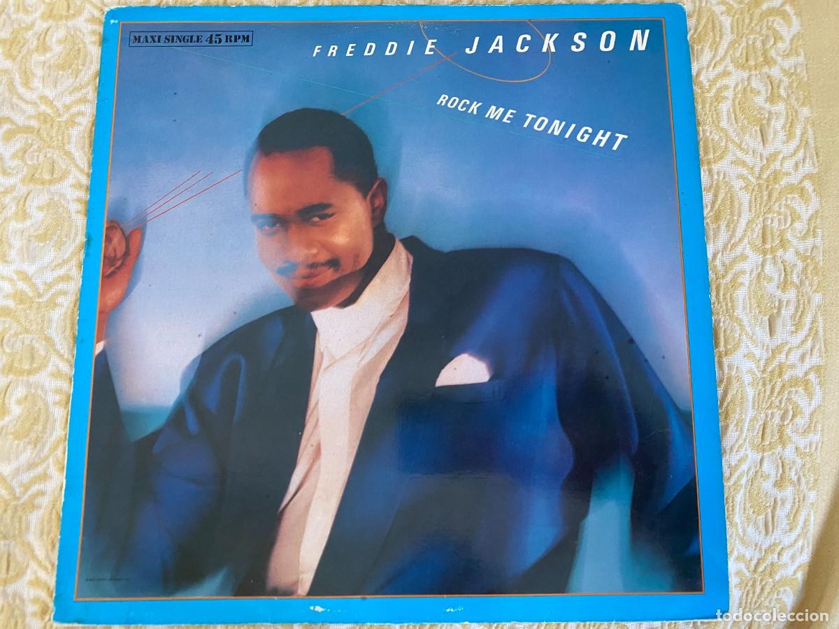 Discos de vinilo: MAXI FREDDIE JACKSONS - ROCK ME TONIGHT - Foto 1