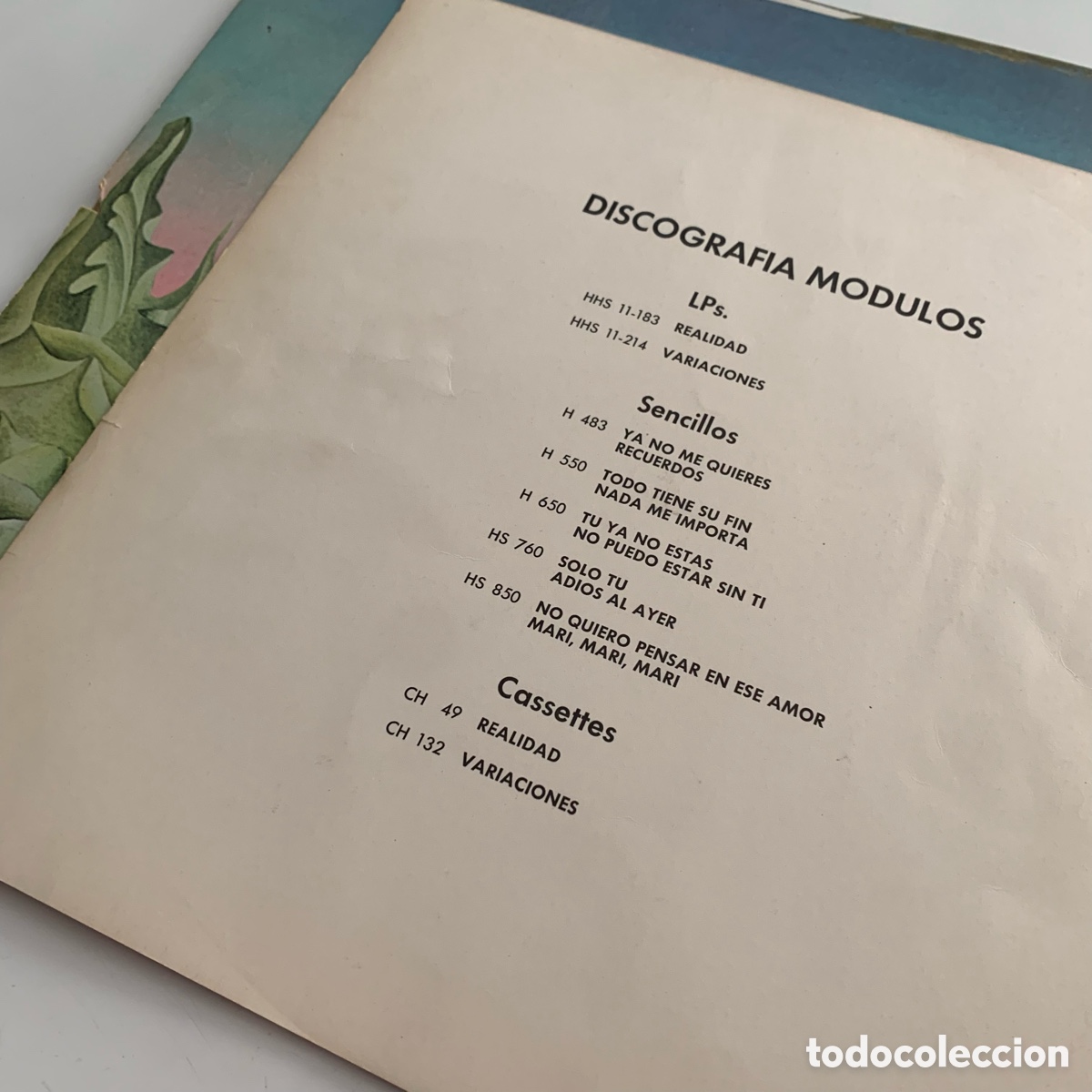 Discos de vinilo: lp Modulos &lrm;&ndash; Plenitud edicion de 1973 - Foto 4