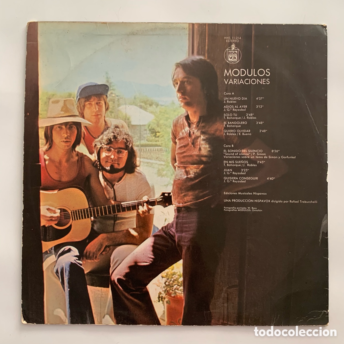 Discos de vinilo: lp Modulos &ndash; Variaciones edicion espa&ntilde;ola de 1971 - Foto 2
