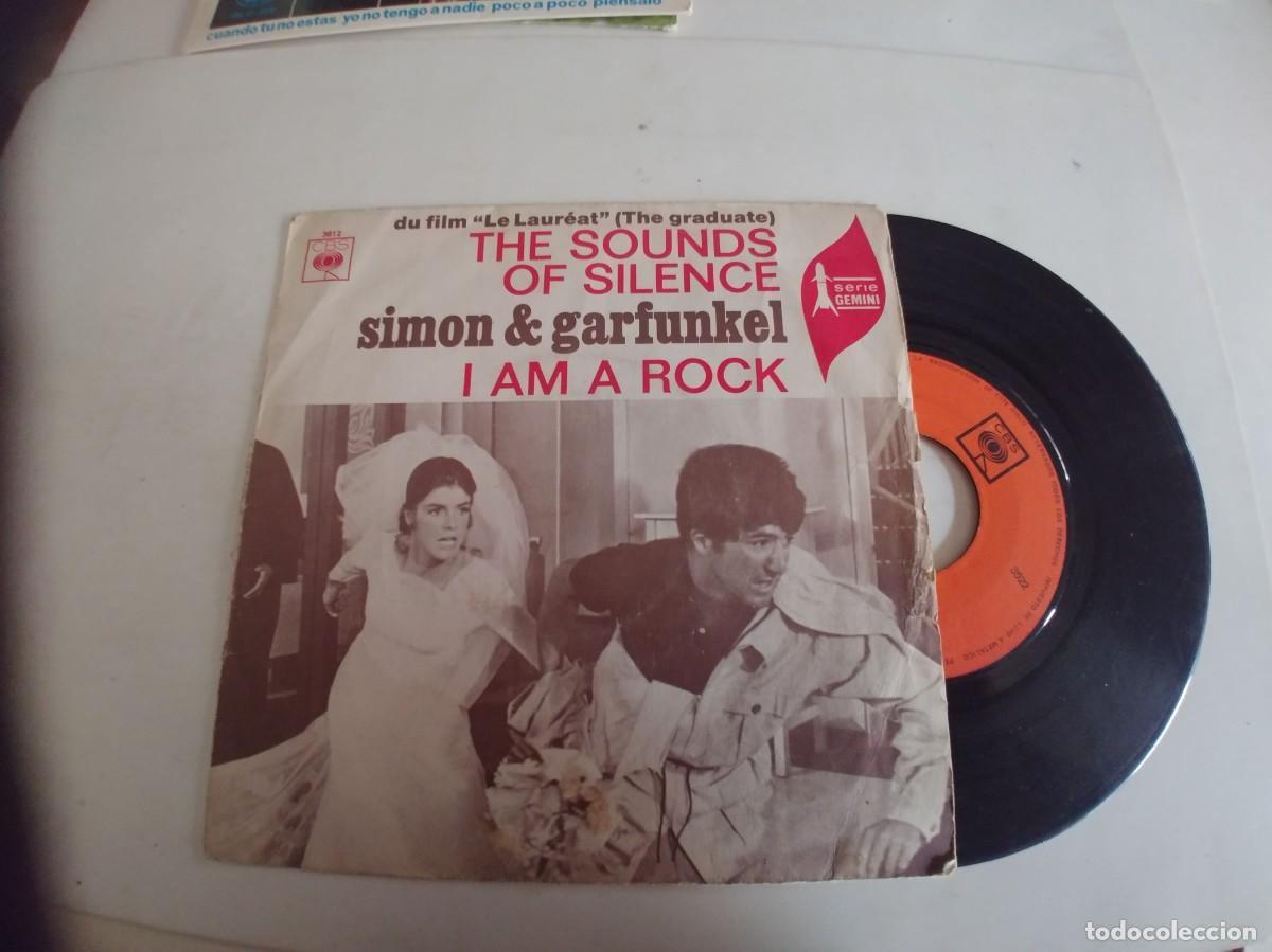 Discos de vinilo: SIMON & GARFUNKEL-SINGLE I AM A ROCK - Foto 1