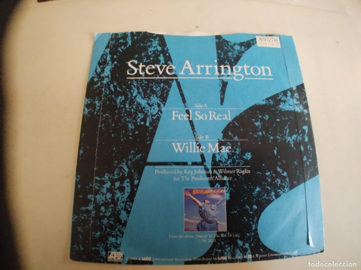 Discos de vinilo: STEVE ARRINGTON-SINGLE FEEL SO REA - Foto 2