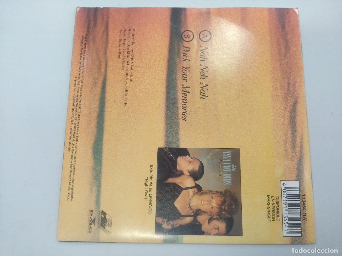 Discos de vinilo: VAYA CON DIOS/NAH NEH NAH/SINGLE. - Foto 3