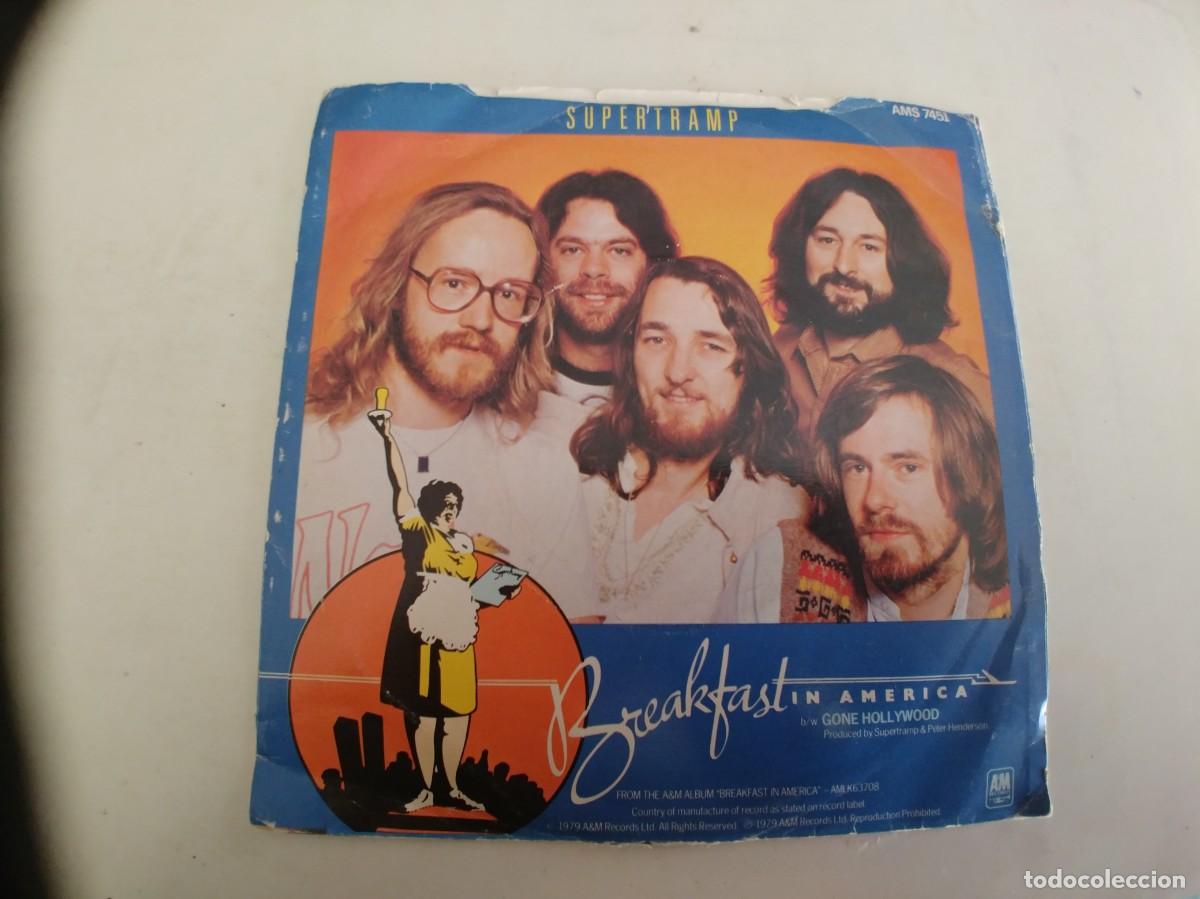 Discos de vinilo: SUPERTRAMP-SINGLE BREAKFAST IN AMERICA - Foto 2