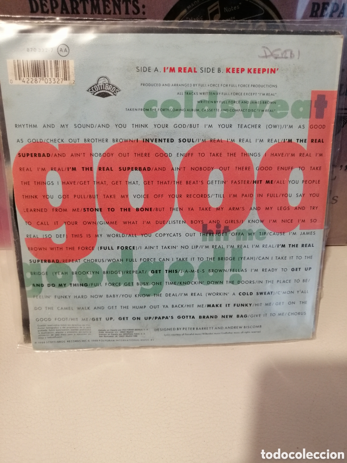 Discos de vinilo: James Brown - Im real - Foto 2