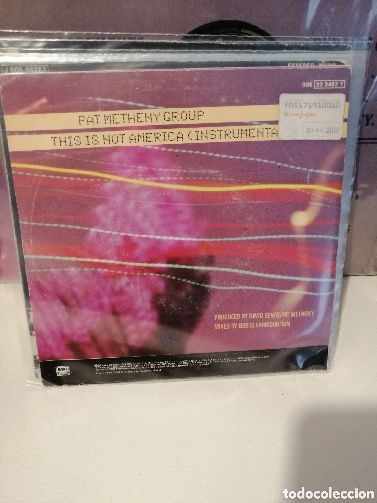 Discos de vinilo: Bowie & Metheny - This is not America - Foto 2