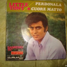 Discos de vinilo: LITTLE TONY / LOS MARCELLOS FERIAL. FESTIVAL DE SAN REMO 1967. DURIUM