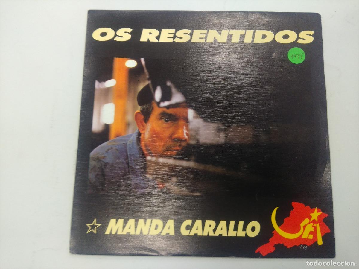 Discos de vinilo: OS RESENTIDOS/MANDA CARALLO/SINGLE. - Foto 1