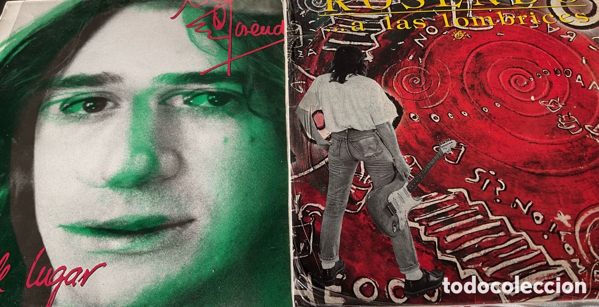 Discos de vinilo: Rosendo 2 LP Fuera de lugar y &hellip; a las lombrices - Foto 2