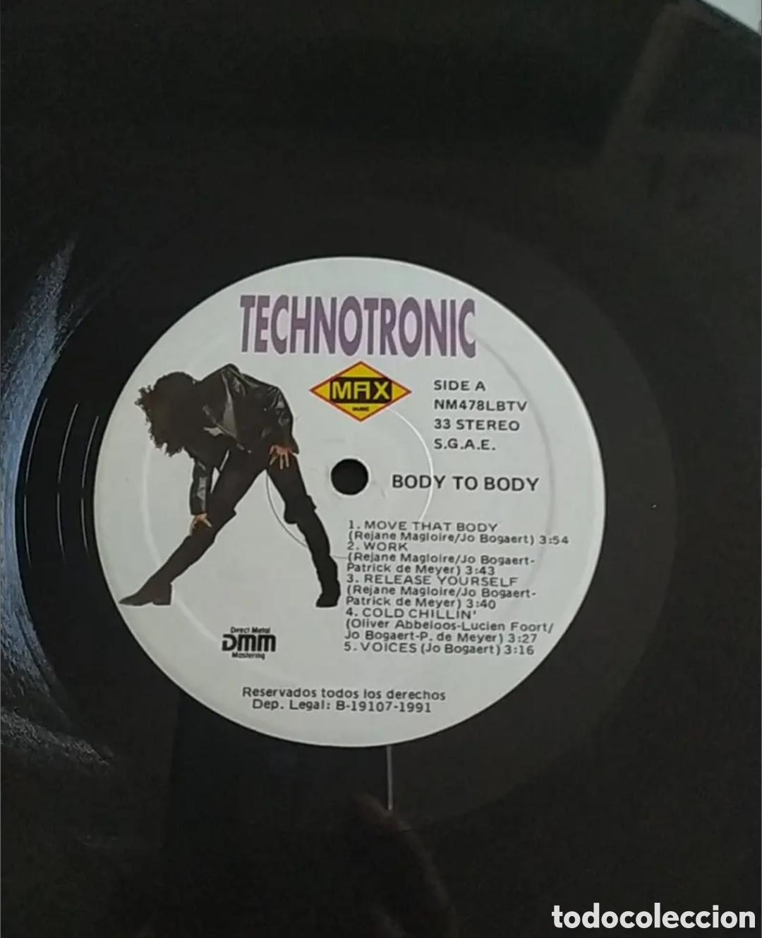 Discos de vinilo: Lp Technotronic. Body to body - Foto 3