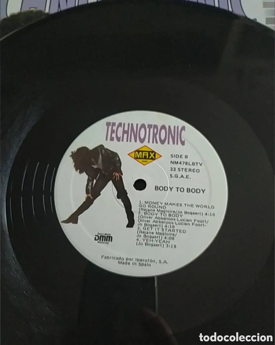 Discos de vinilo: Lp Technotronic. Body to body - Foto 4