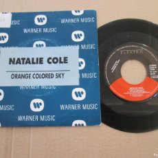 Discos de vinilo: NATALIE COLE - ORANGE COLORED SKY. SINGLE, ED ESPAÑOLA 7” PROMO 1992. VG+/NM