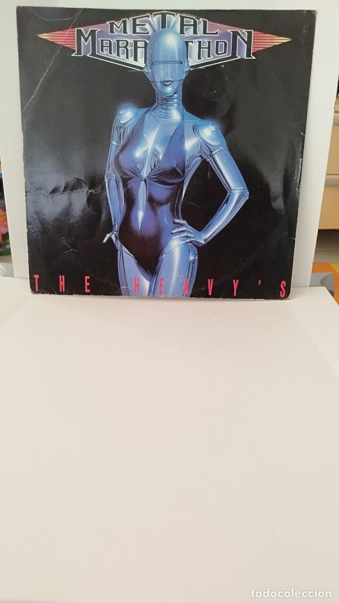 Disques de vinyle: The Heavys &ndash; Metal Marathon.Vinilo Maxi Single Hard Rock