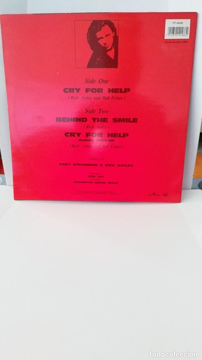 Discos de vinilo: Rick Astley &ndash; Cry For Help.Vinilo Maxi Single - Foto 3