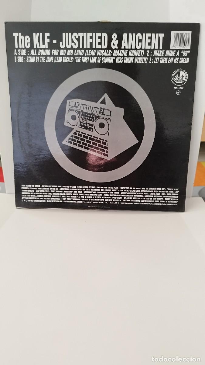 Discos de vinilo: The KLF &ndash; Justified & Ancient.Vinilo Maxi Single - Foto 4