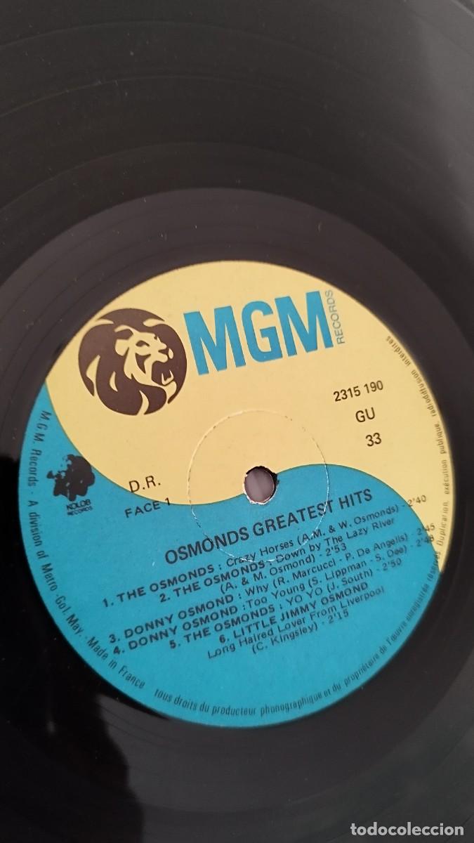 Discos de vinilo: Osmonds &ndash; Greatest Hits.Vinilo Lp - Foto 2
