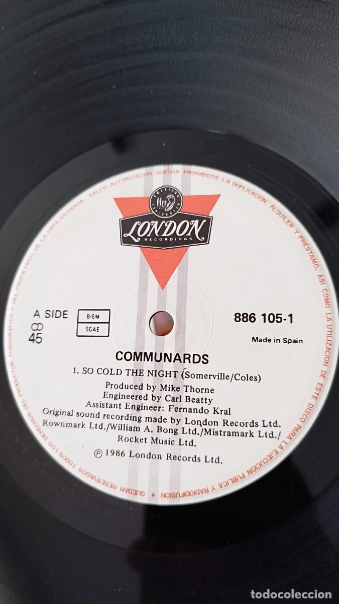 Discos de vinilo: Communards &ndash; So Cold The Night.Vinilo Maxi Single - Foto 2