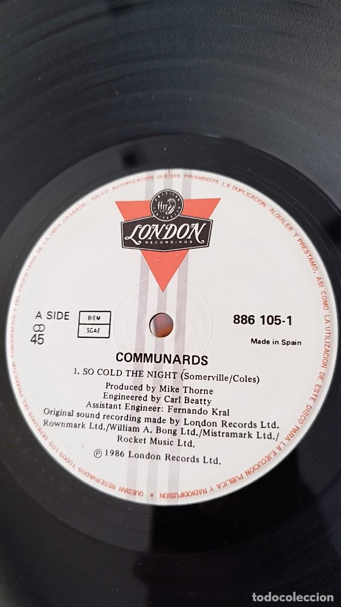 Discos de vinilo: Communards &ndash; So Cold The Night.Vinilo Maxi Single - Foto 3