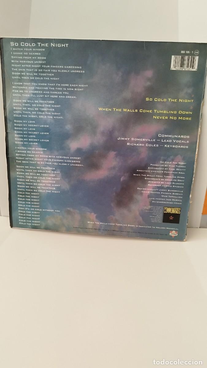Discos de vinilo: Communards &ndash; So Cold The Night.Vinilo Maxi Single - Foto 5
