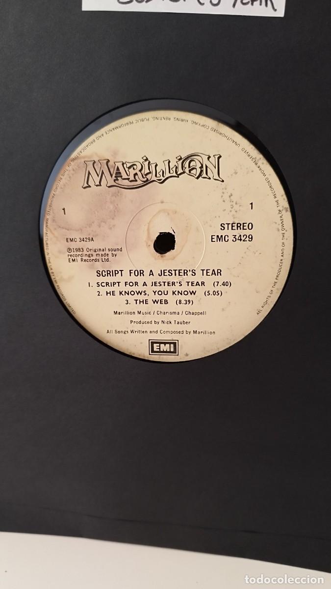 Discos de vinilo: Marillion,SCRIPT FOR A JESTERS TEAR.Vinilo Lp - Foto 2