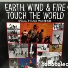 Discos de vinilo: EARTH, WIND & FIRE. MAXI SINGLE. ” TOUCH THE WORLD ”. EDICIÓN ESPAÑOLA. 1988. CBS RÉCORDS