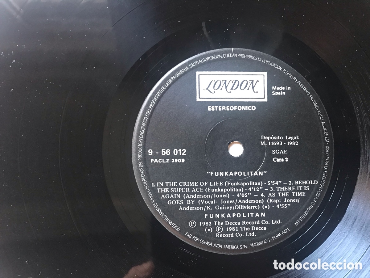 Discos de vinilo: Funkapolitan. London 1982 - Foto 4