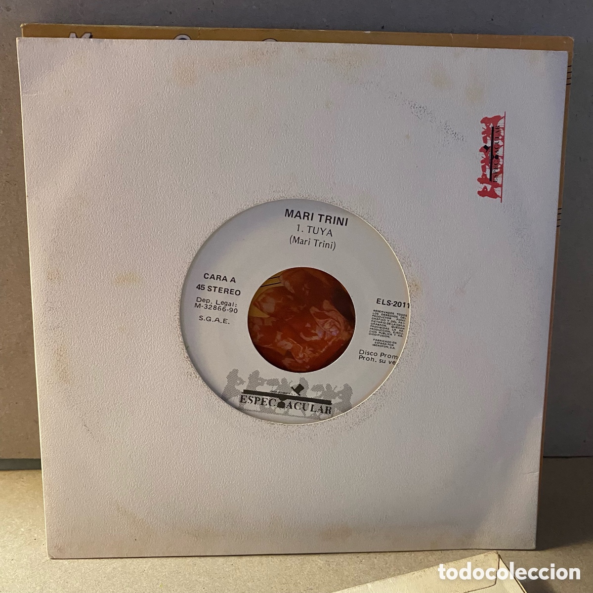 Discos de vinilo: Mari Trini - Tuya (7&rdquo;, S/Sided, Promo) - Foto 1