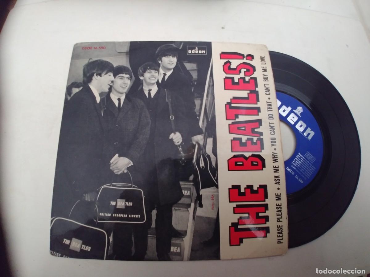 Discos de vinilo: THE BEATLES-EP PLEASE PLEASE ME +3 - Foto 1