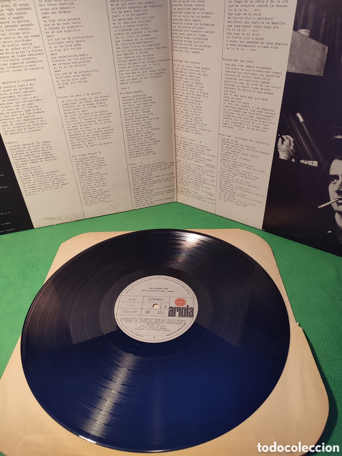 Discos de vinilo: Luis Eduardo Aute - Rito - Foto 2