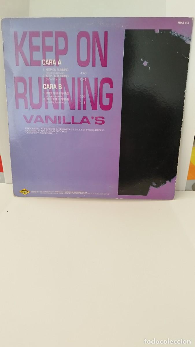 Discos de vinilo: Vanillas &ndash; Keep On Running.Vinilo Maxi Single - Foto 3