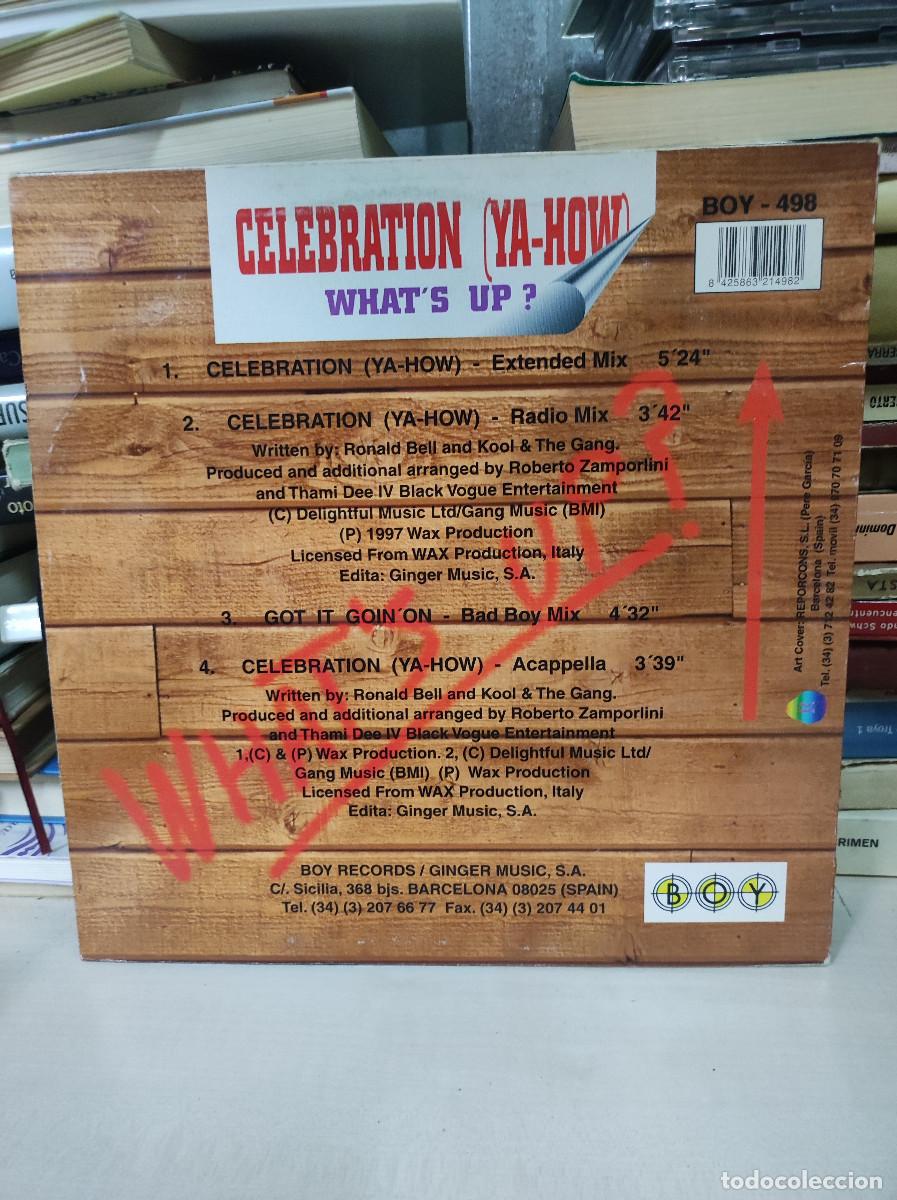 Discos de vinilo: Whats Up? &ndash; Celebration (Ya How) - Foto 2