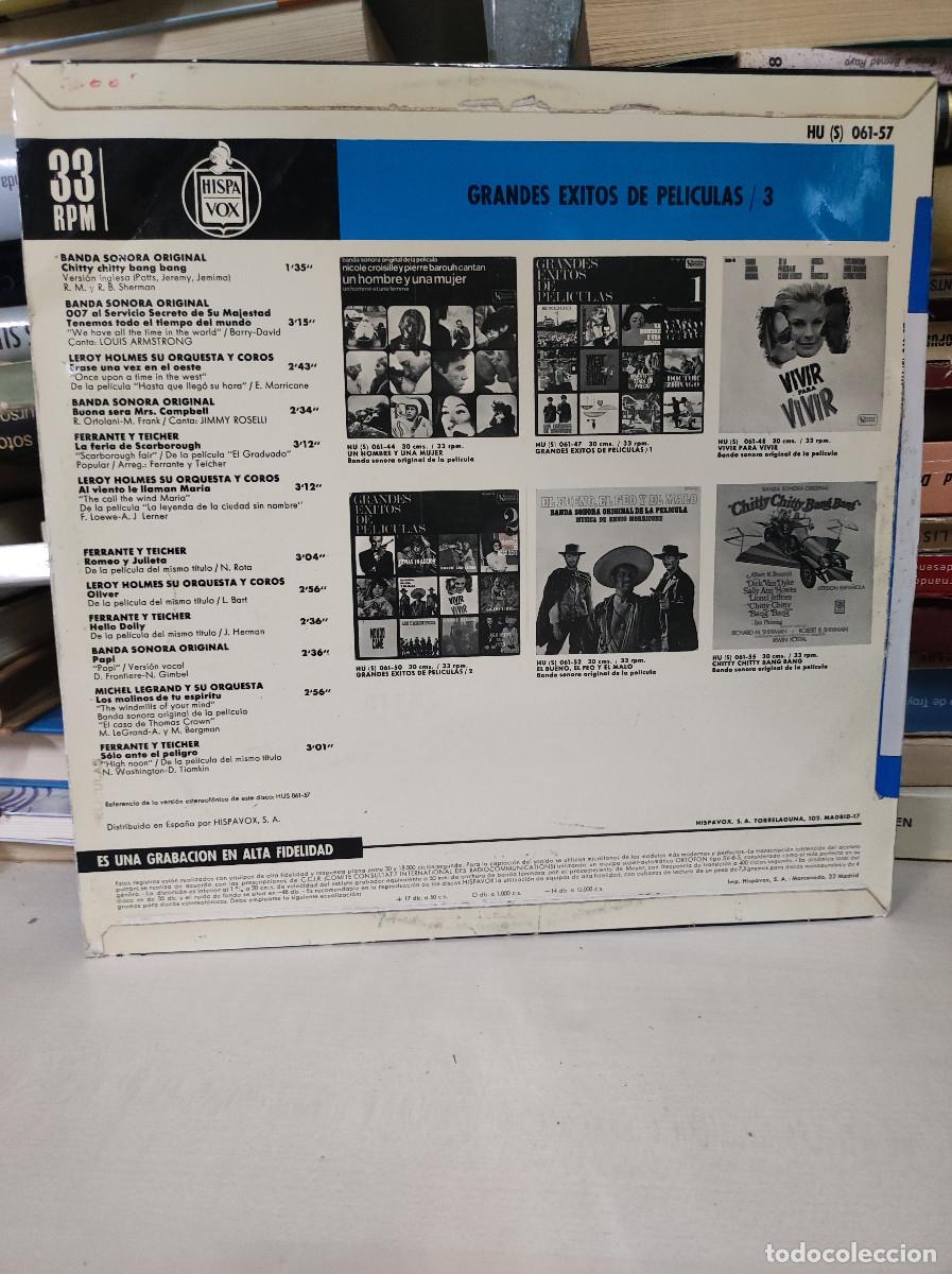 Discos de vinilo: Grandes Exitos De Peliculas 3 - Foto 2