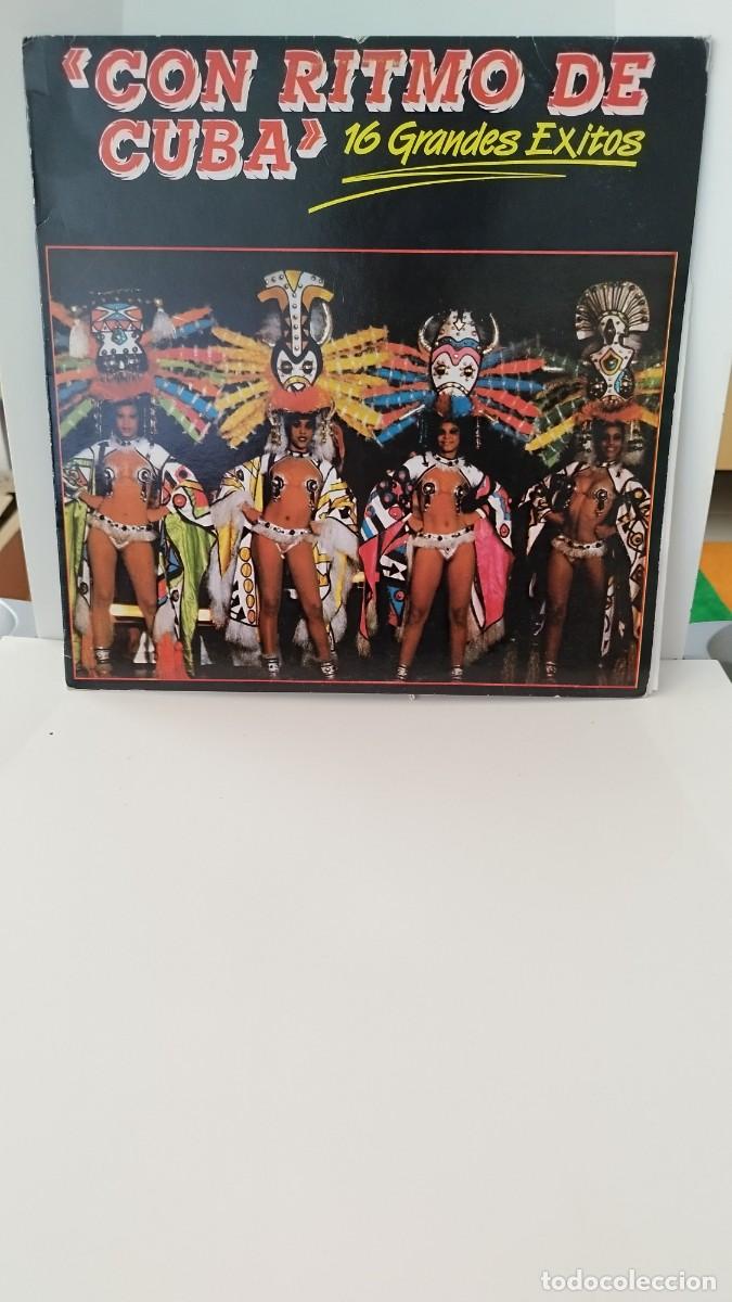 Vinyl records: 'CON RITMO DE CUBA 16 Grandes Exitos.Vinilo Lp