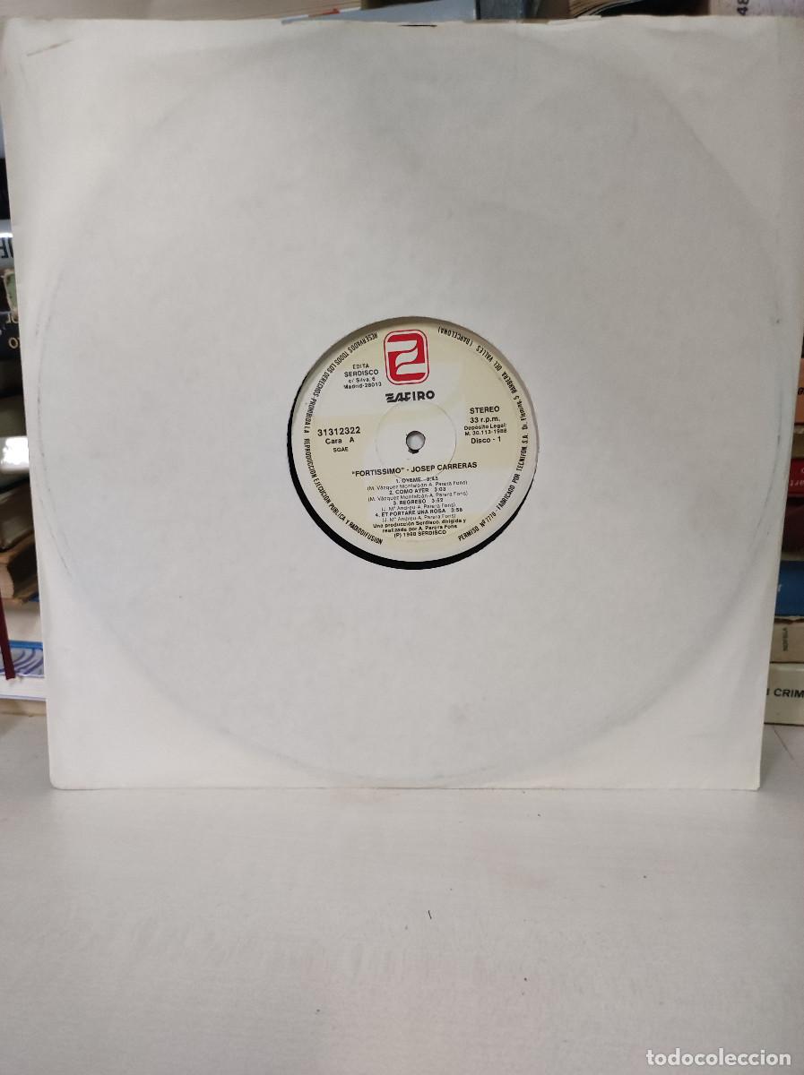 Discos de vinilo: Josep Carreras &ndash; Fortissimo - Foto 1